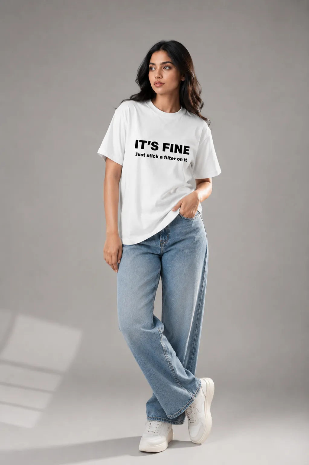 Filtered Calm Statement  Tee