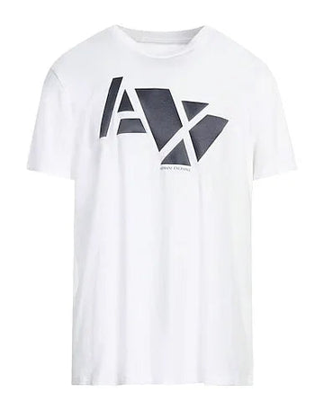 Brand statement logo printed white t-shirt