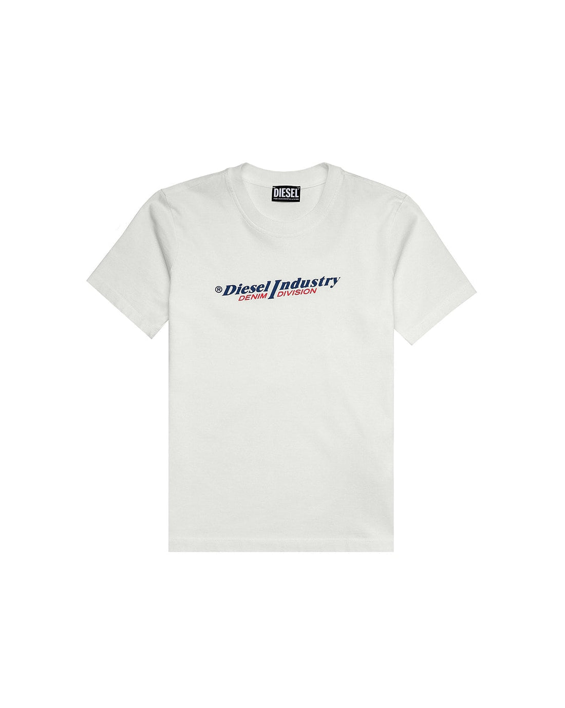 T-Reg Printed Crew-Neck White T-shirt