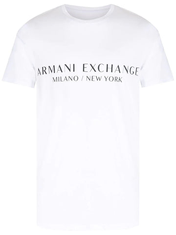 Statement logo-print white T-shirt