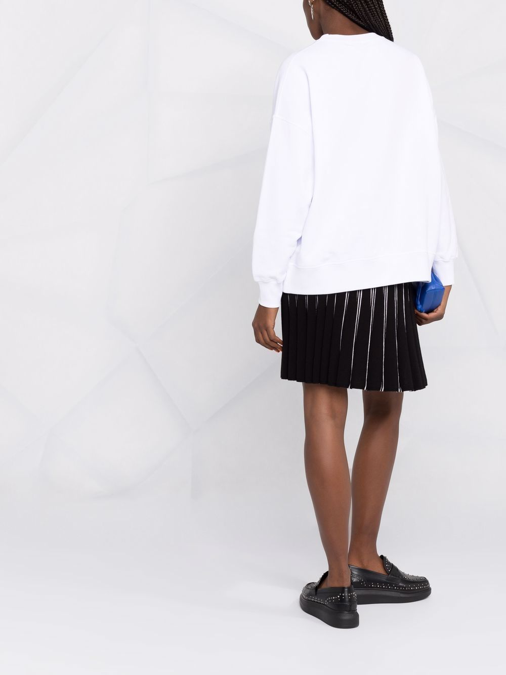 Brand's logo-print crew neck sweatshirt