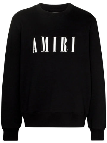 Classic logo-print cotton black sweatshirt