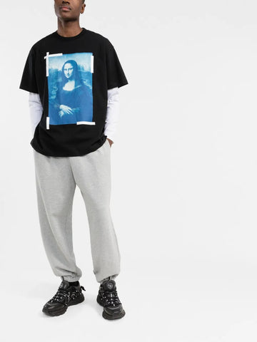 Monalisa Oversized T-shirt (Black)
