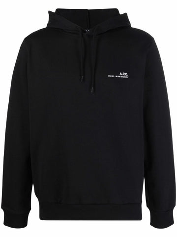 A.P.C. logo print hoodie