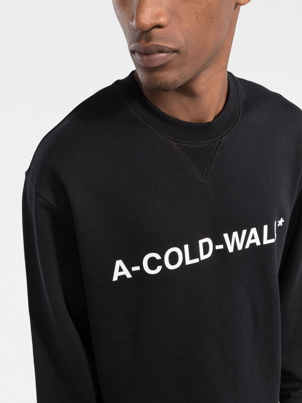 A-COLD-WALL* logo-print crew neck sweatshirt