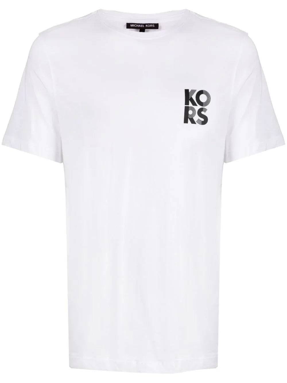 Bold logo-print white cotton T-shirt