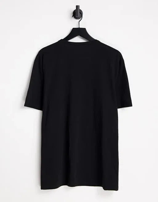 Large vertical logo t-shirt in black