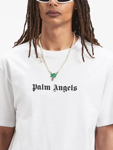 PA logo-print crew-neck Oversized T-shirt