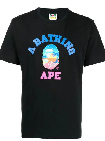 AAPE Graphic-print cotton T-shirt
