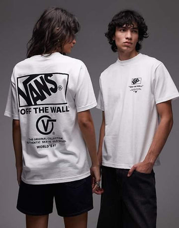 Stockpile graphic back print t-shirt in white