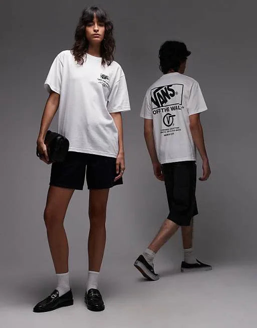 Stockpile graphic back print t-shirt in white