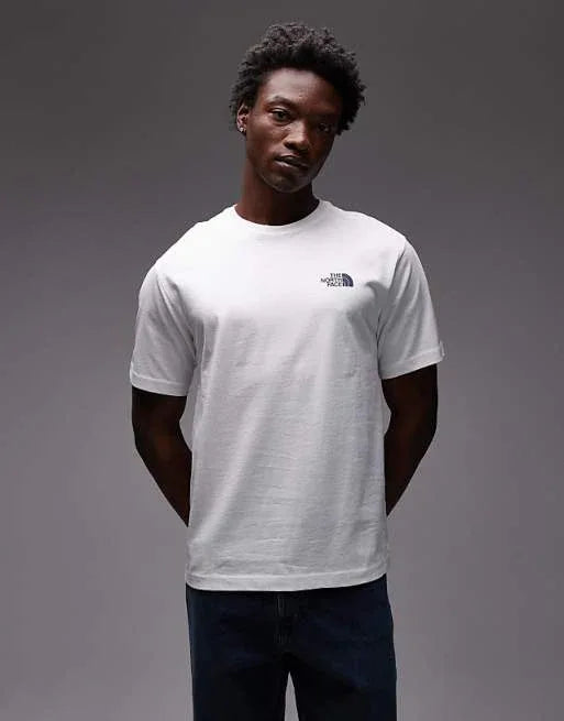 Street Bear backprint t-shirt in white