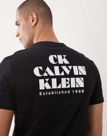 Split Block "Established 1968" Tee