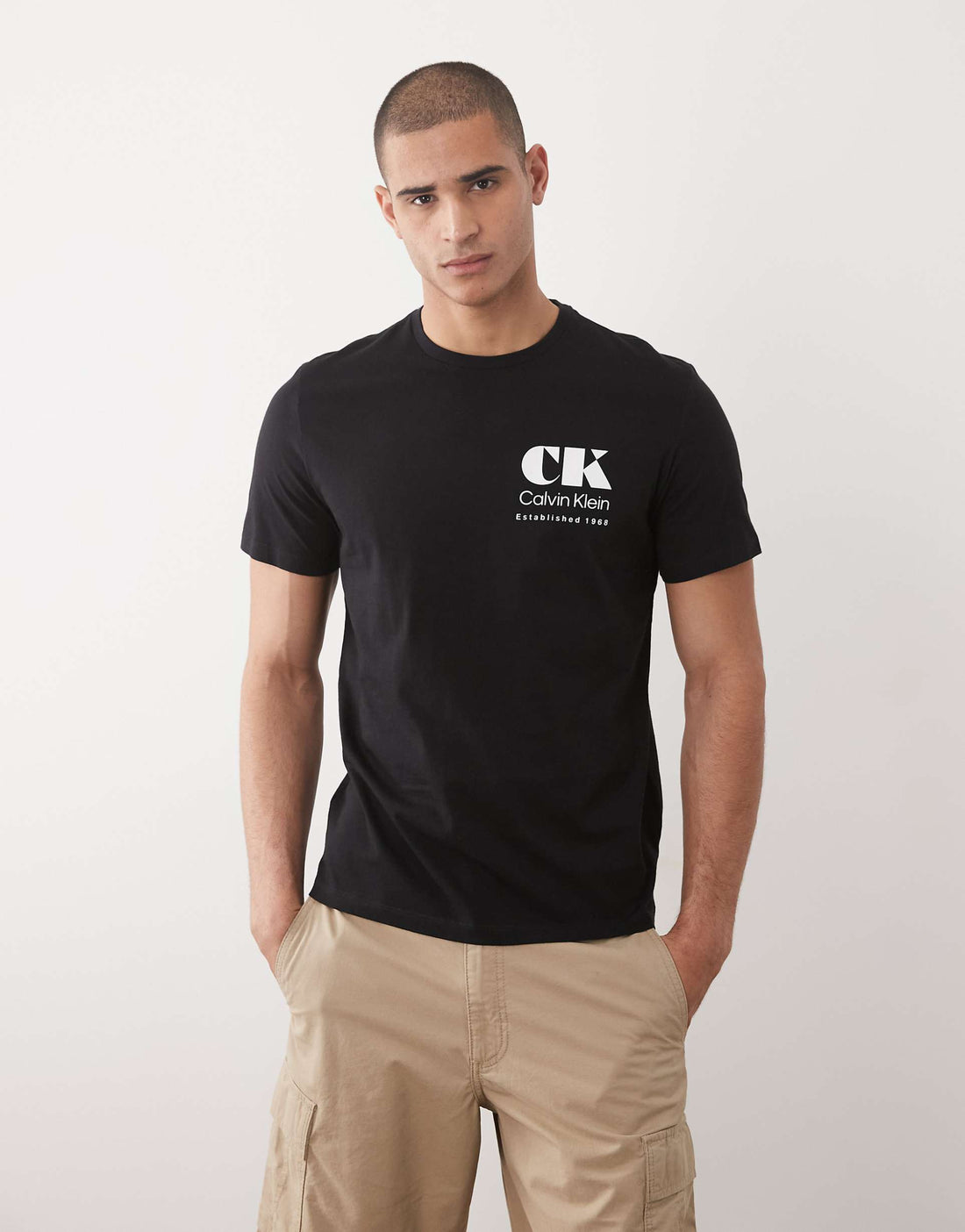Split Block "Established 1968" Tee