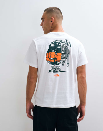 Hiker Character Back-Graphic Tee