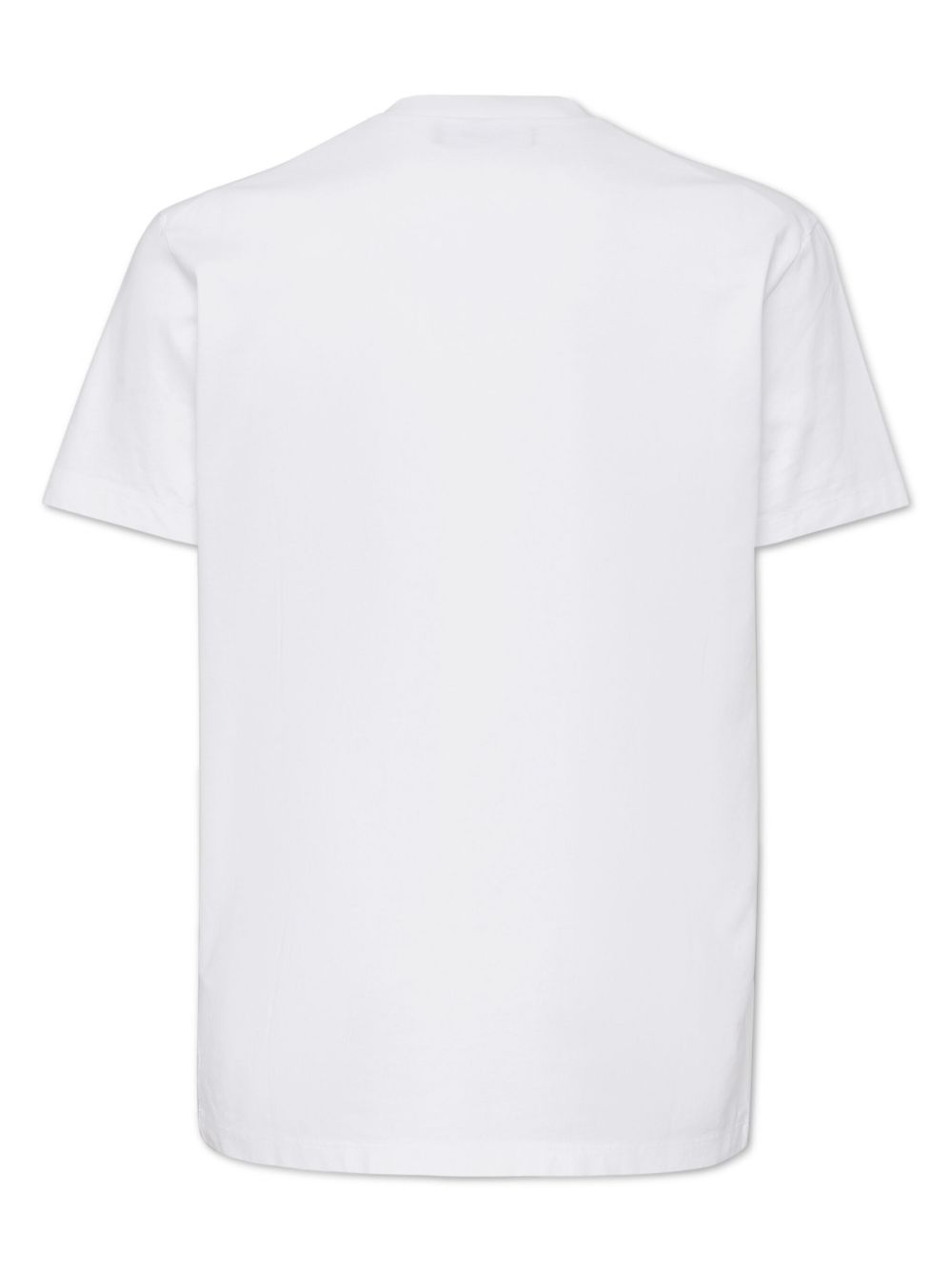 Brand logo-print premium cotton T-shirt White