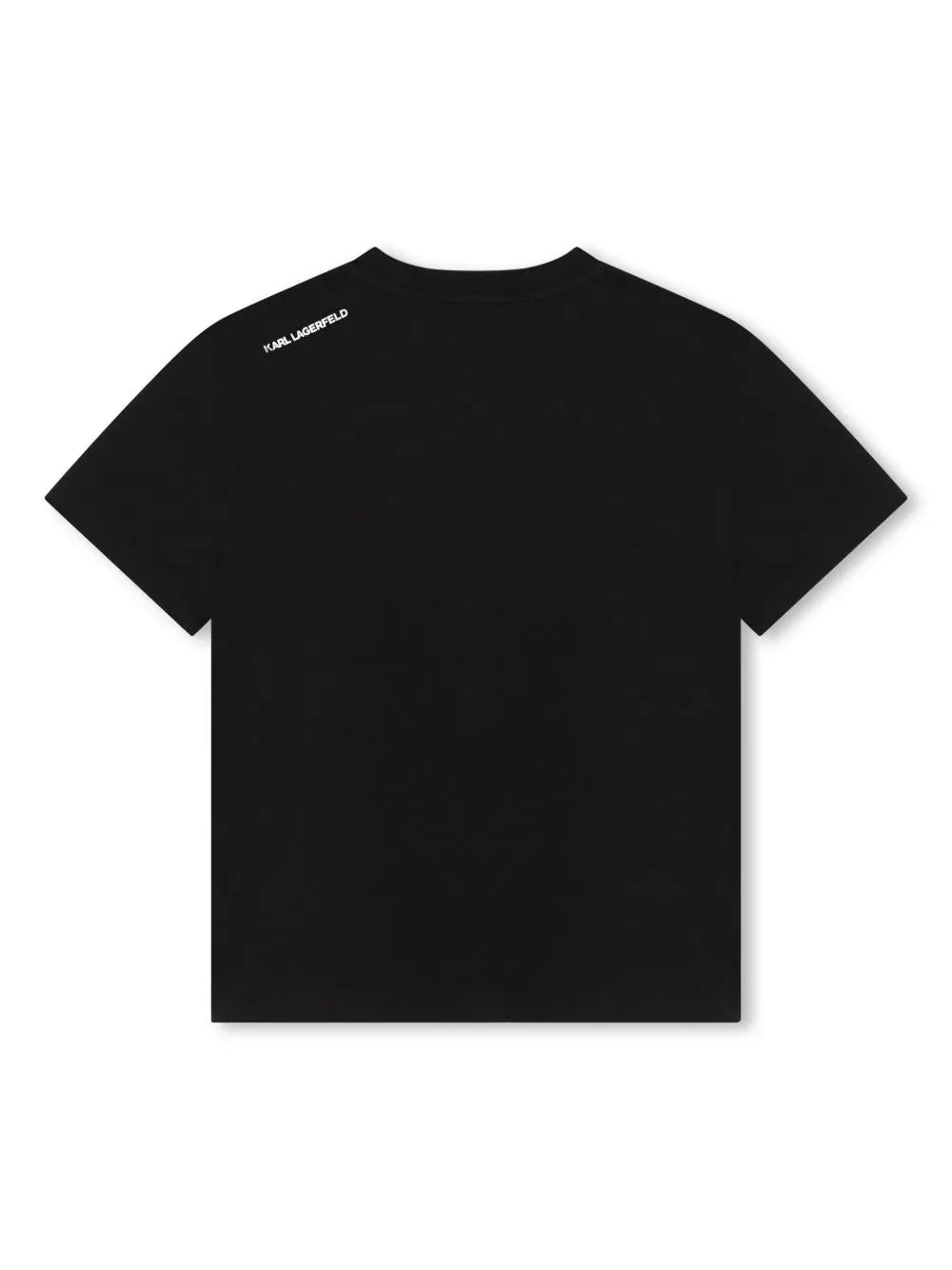 Unisex logo-print black T-shirt
