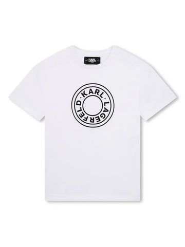 Karl Lagerfeld Unisex logo-print cotton T-shirt