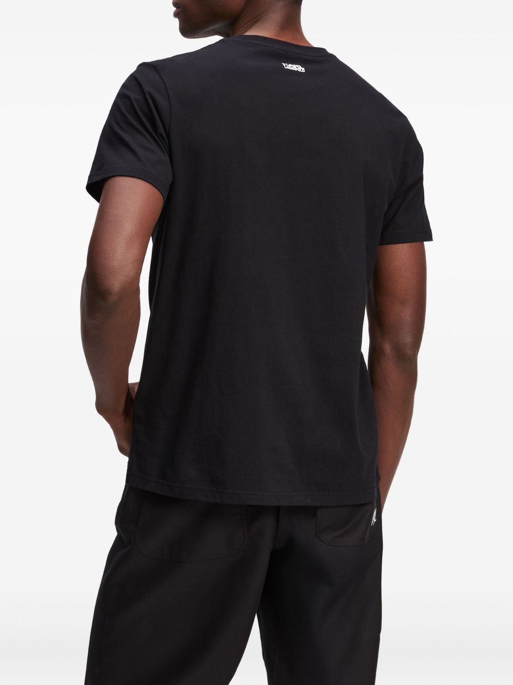 Karl logo t-shirt Black