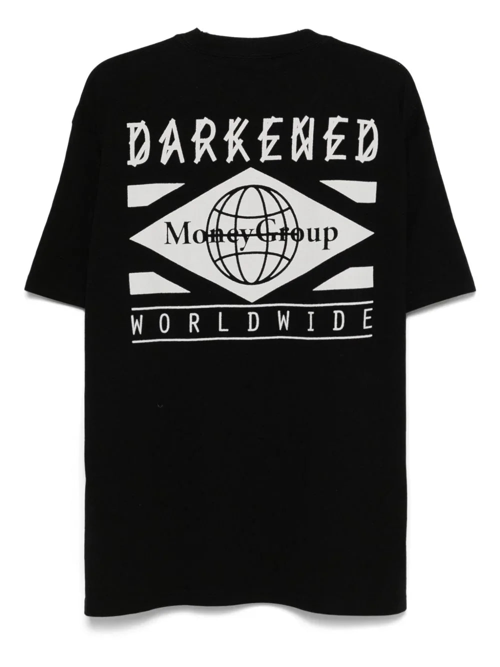 AIM DARKENED logo-print Oversized unisex T-shirt