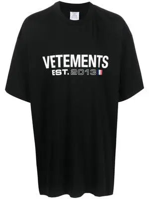 VTMNTS  logo-print t-shirt