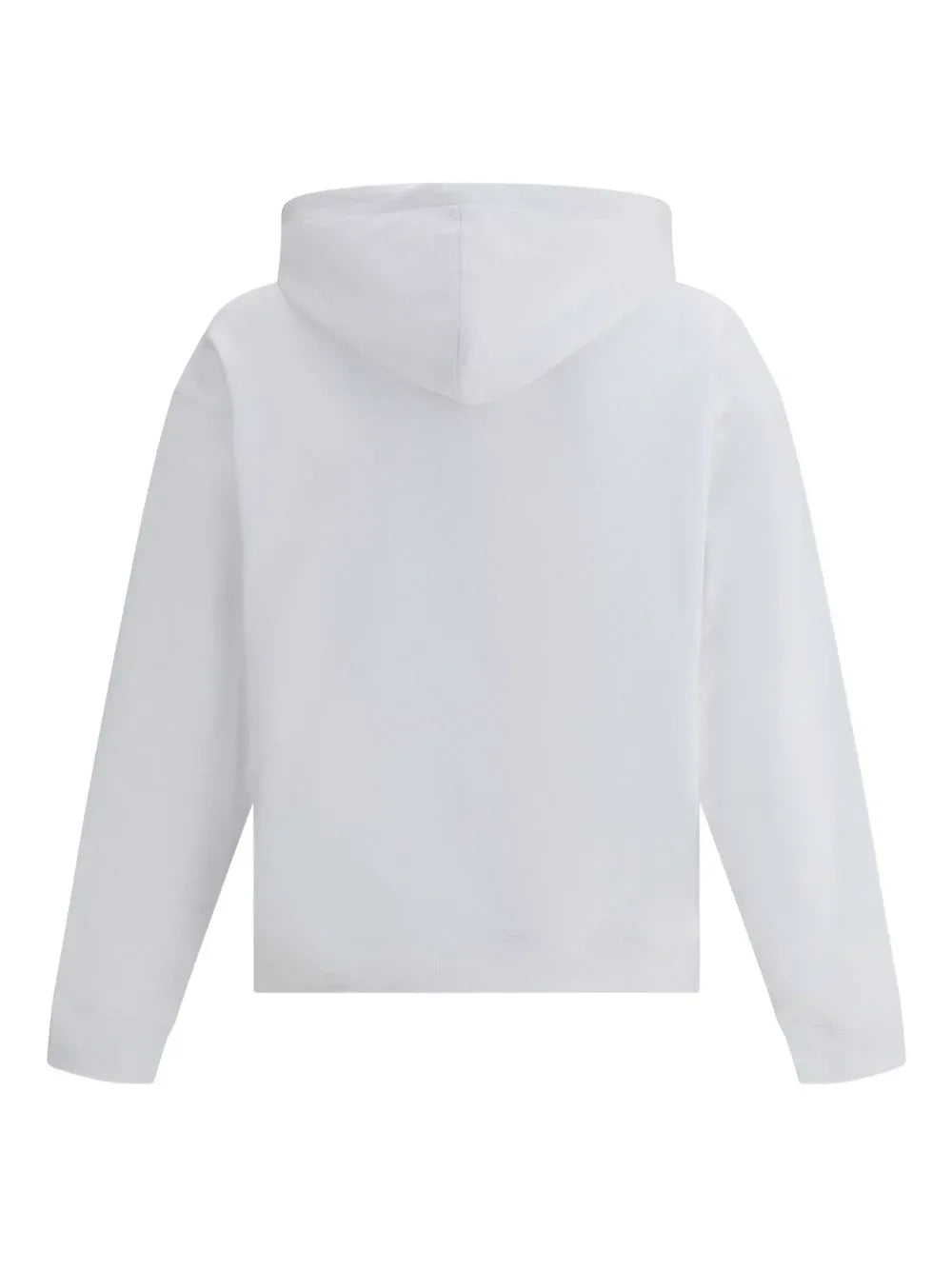 New Season logo-printed white hoodie