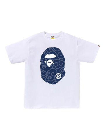 Indigo Arabesque Ape Head Tee