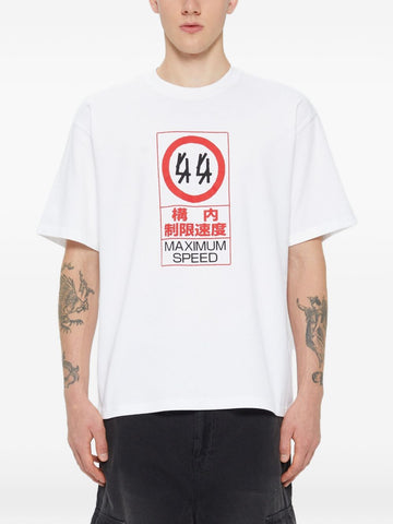 Speed Limit Frame White Oversized Tee