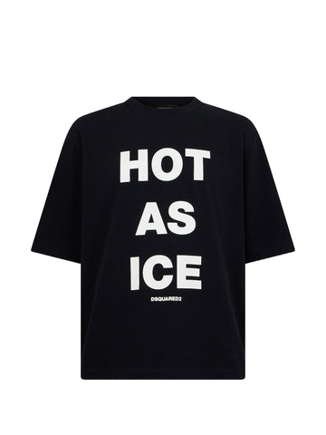 "Hot As Ice" Stacked Typography Tee