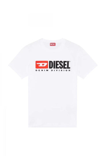 BRAND LOGO T-DIEGOR-DIV MAGLIETTA WHITE