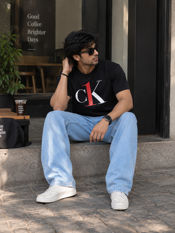 TriTone Monogram Regular Tee