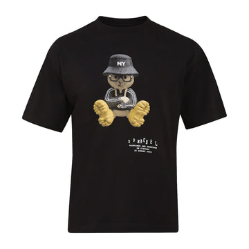 New Yorker Men Black Oversized T-shirt
