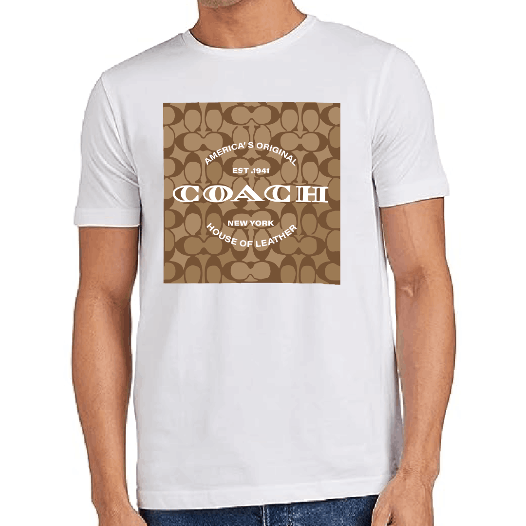 Mens Coach Regular Print Tshirt
