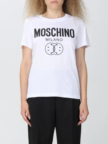 T-shirt with printed logo - White