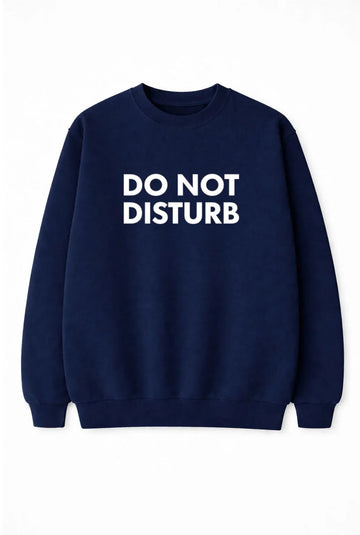 DND slogan print sweatshirt