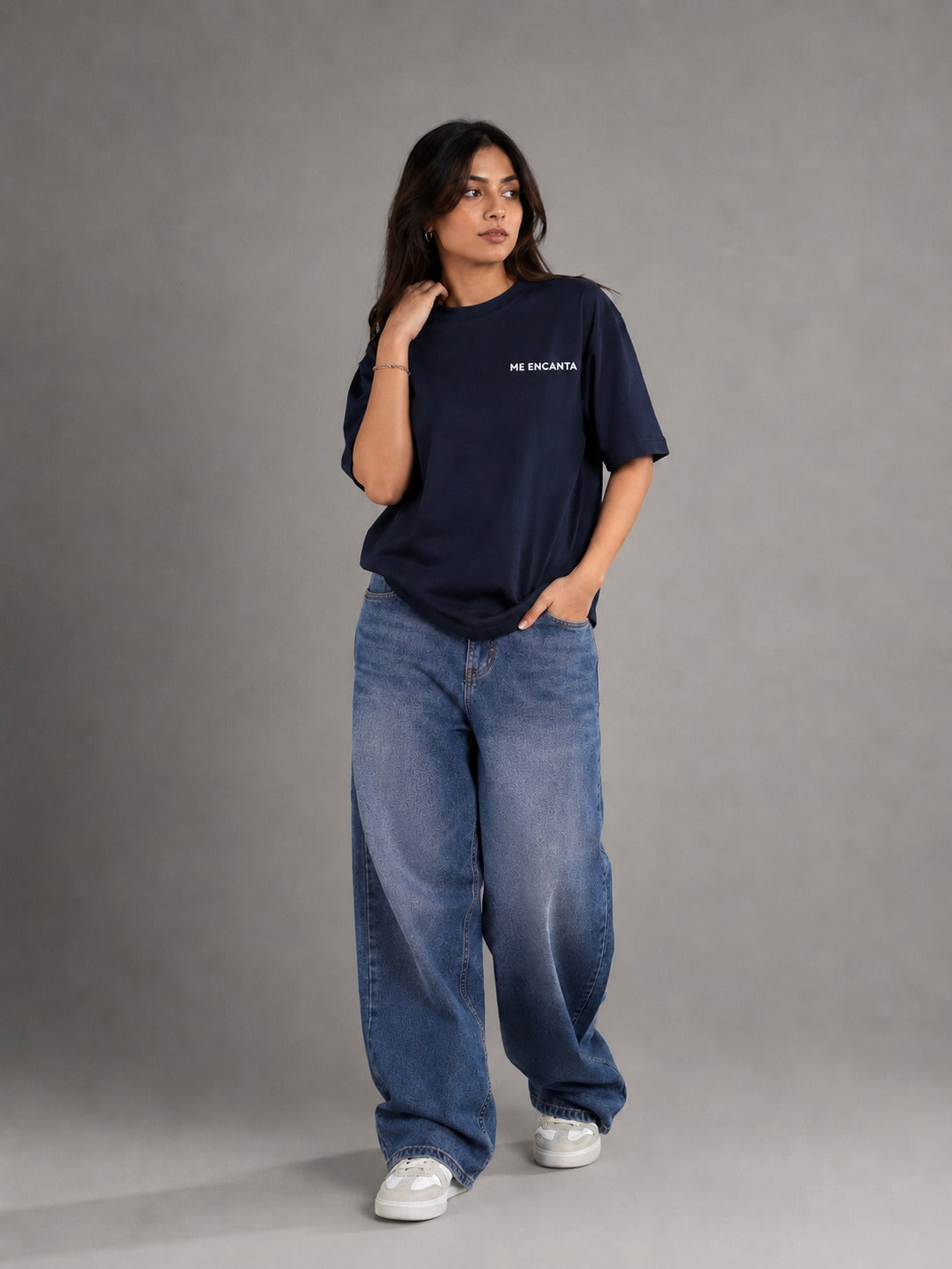 Me Encanta Marine Stamp Tee
