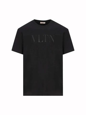 Iconic Black logo printed T-shirt