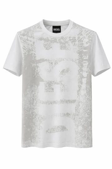 All over print white t-shirt
