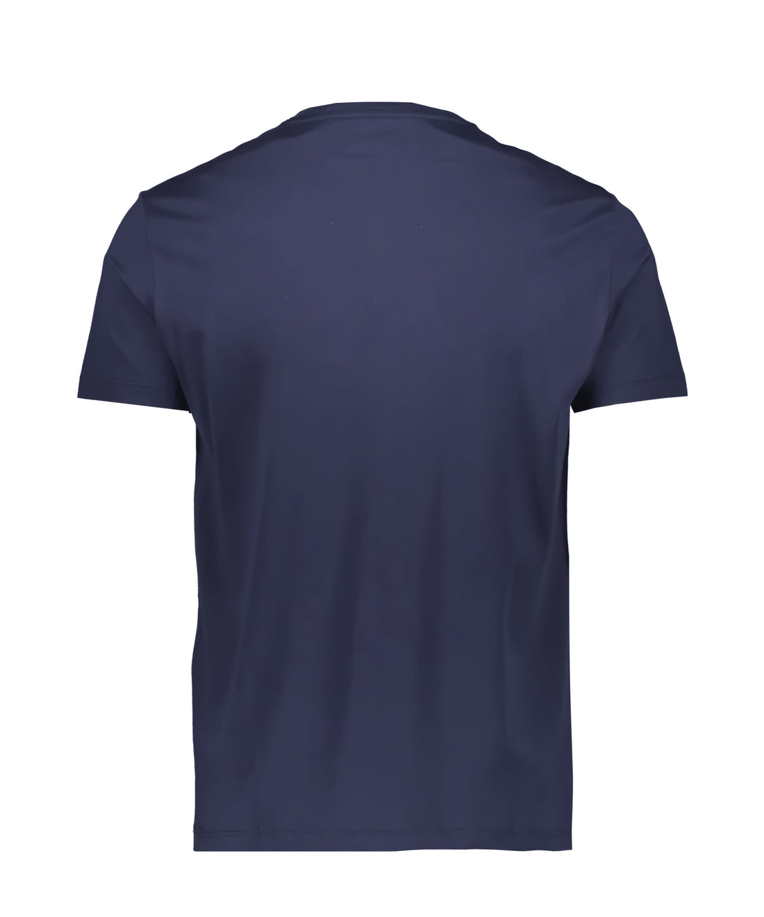 Graphic logo print on navy t-shirt