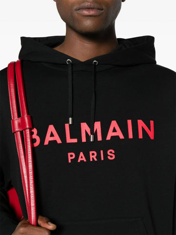 HD logo-print cotton hoodie