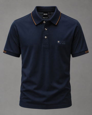 Deep Navy Executive Polo Luxury T-shirt