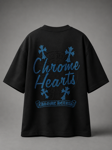 Midnight Sapphire Script Tee