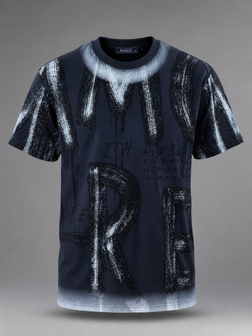 Eagle Acid-Wash Graphic Crew Tee