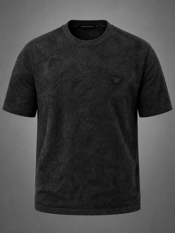 Carbon Eagle Embossed Tee