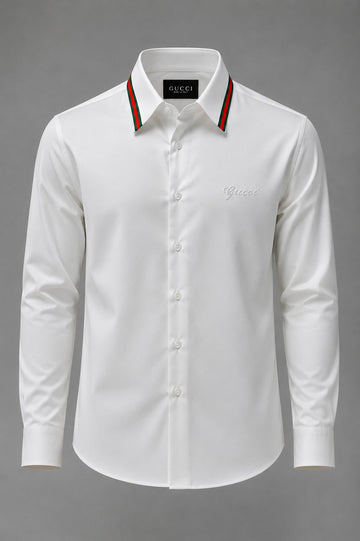 GG Ribbon Collar Shirt