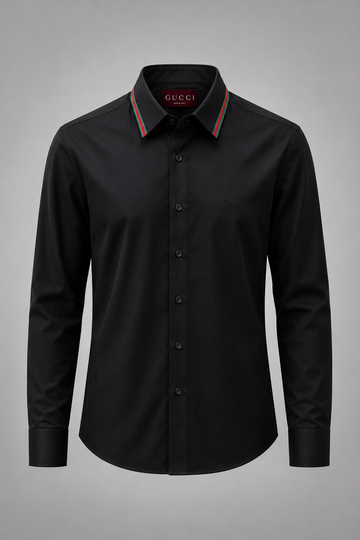 GG Ribbon Collar Shirt