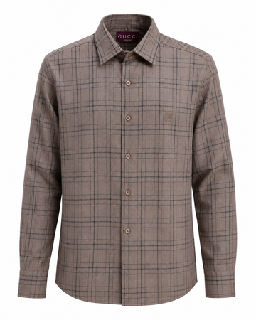 The Walnut Grid Tartan Shirt