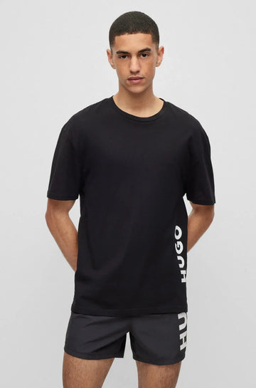 One side logo printed Cotton-jersey T-shirt
