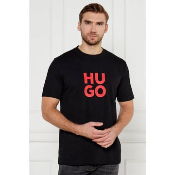 Daltorip Decorated Logo Print Crew Half Sleeve T-Shirt