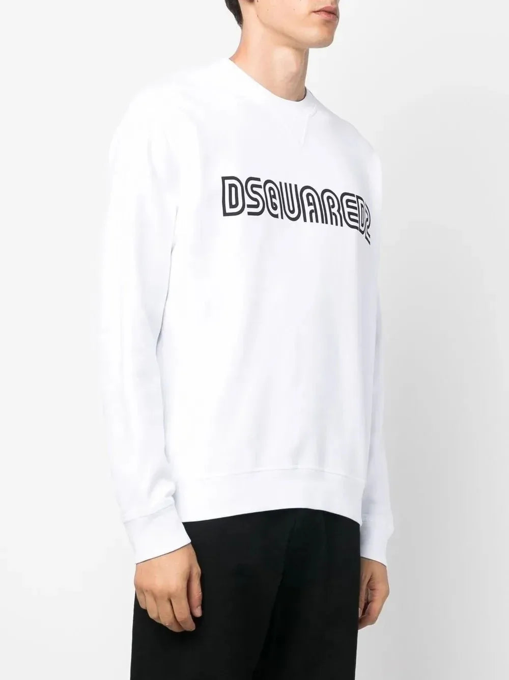 DSQ2 logo-print cotton sweatshirt